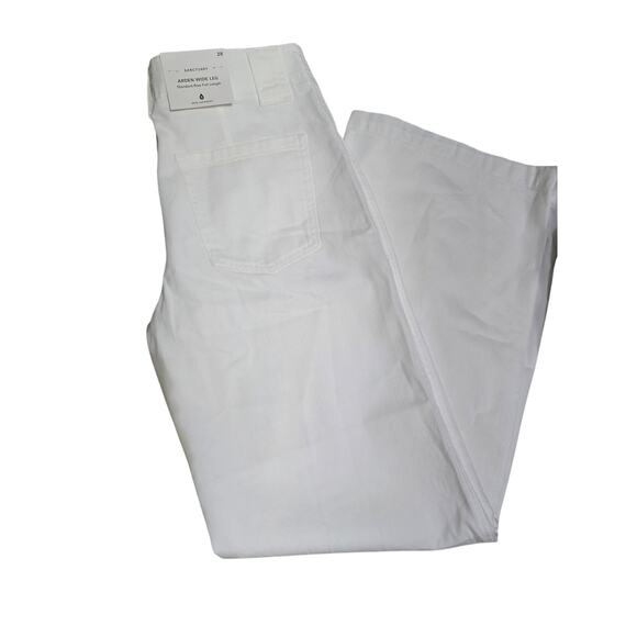 NwT Arden Wide Leg Jeans Brilliant White size 28" waist - Picture 10 of 10